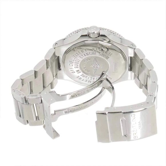 BREITLING Super Ocen GMT A32380 Black Dial Automatic Mens Watch 90262472 - Picture 3 of 7